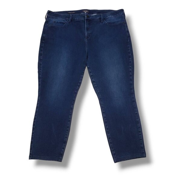NYDJ‎ Alina Legging Jeans Womens 22W High Rise Dark Wash - Picture 1 of 7